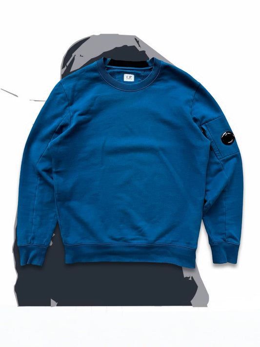 Brugt Used C.P.Company Sweatshirt i Medium Blå