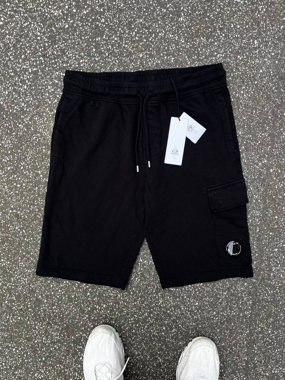 C.P. Company Bomuld Shorts Sort Black L Large Brand New