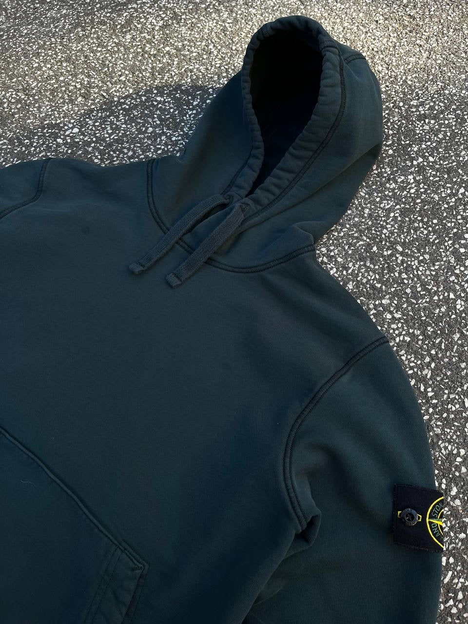 Stone Island Hættetrøje Hoodie Mørkegrøn Green Large