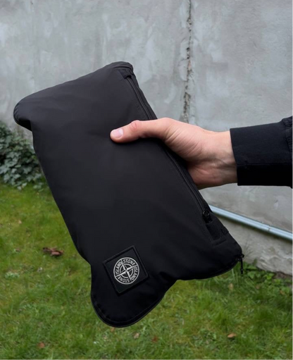 Stone Island Regnjakke Gore-Tex  Paclite L Large Sort