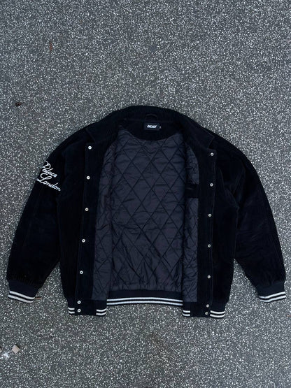 Palace Cord Bomber Black Sort Jakke XL