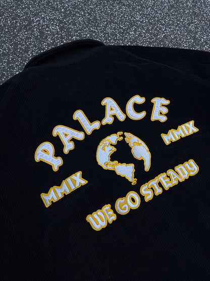Palace Cord Bomber Black Sort Jakke XL