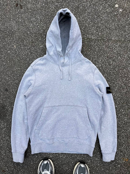Stone Island Hoodie Hættetrøje Grå Grey Large 731562820 Brugt Used