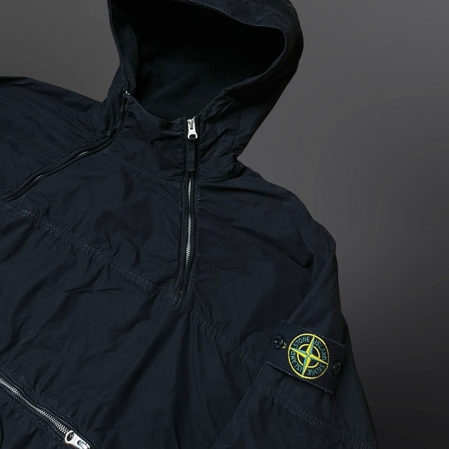 Stone Island Pullover Jakke / Anorak – Sort – Str. Small 711543031