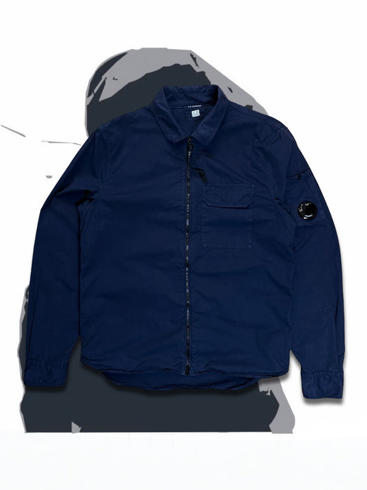 Brugt Used C.P.Company Overshirt i Mørkeblå i S small