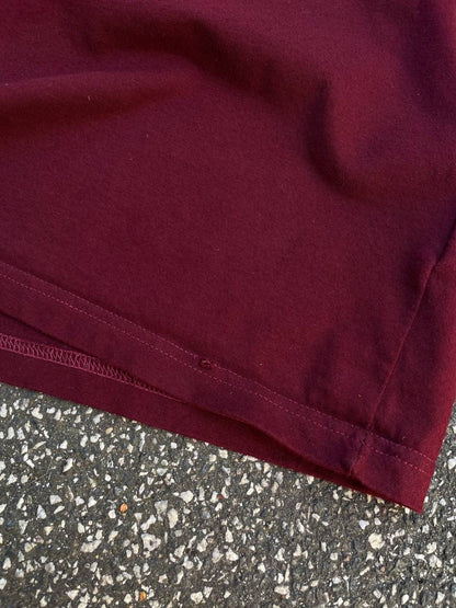 Carhartt T-Shirt Discover M Medium Burgundy Brugt Used