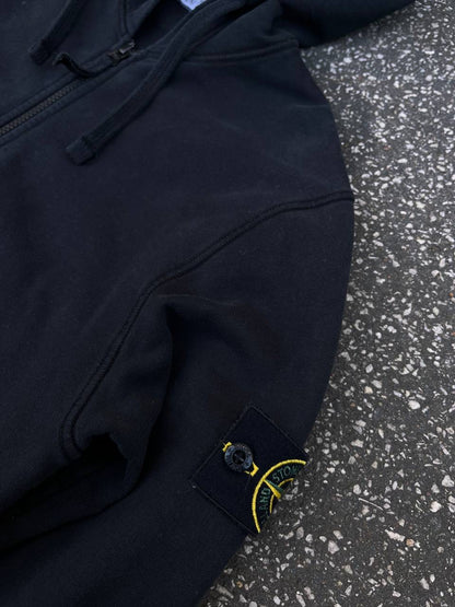 Stone Island Zip up hoodie Hættetrøje Sort Large L