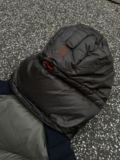 Montbell EX 800 Women’s Down Jacket Olive Red Str. 95 M Medium