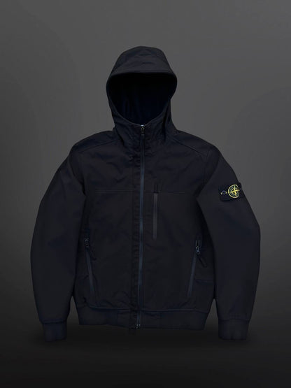 Stone Island Soft Shell R Sort med Fleece insulation Medium Brugt