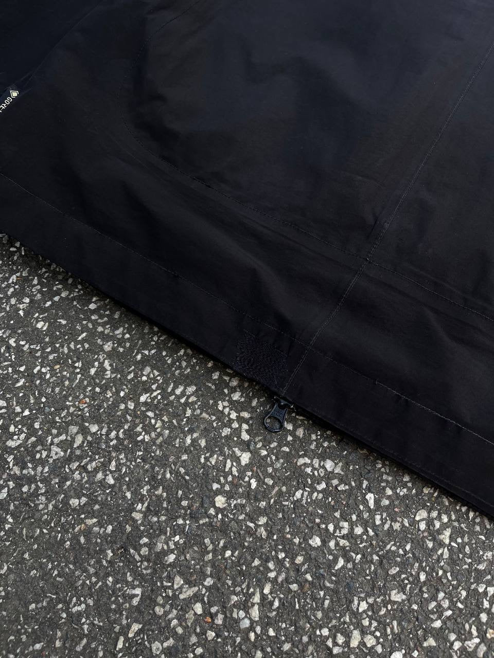 Stone Island Regnjakke Gore-Tex  Paclite L Large Sort