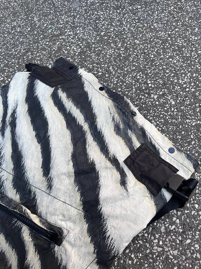 Stone Island 2Way Bag Taske Sebra Sling Bag Og Rygsæk 2 in 1 Brugt Used