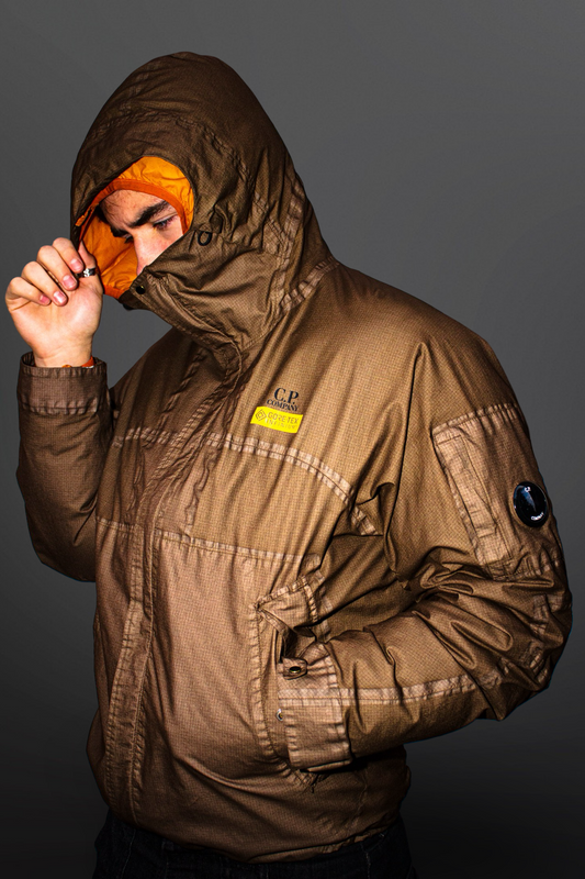 C.P. Company G-Type Gore-Tex Infinium 2-in-1 Jacket Brown Orange, Str. 50