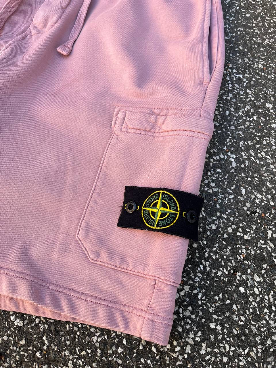 Stone Island Shorts i Rosa L Large Brugt Used