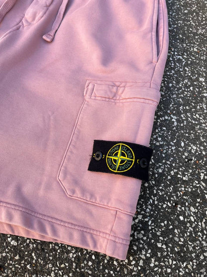Stone Island Shorts i Rosa L Large Brugt Used