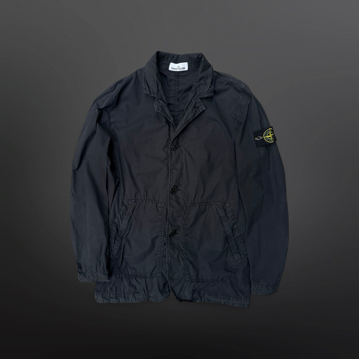 Stone Island Nylon Blazer Jacket – Dark Navy – Medium