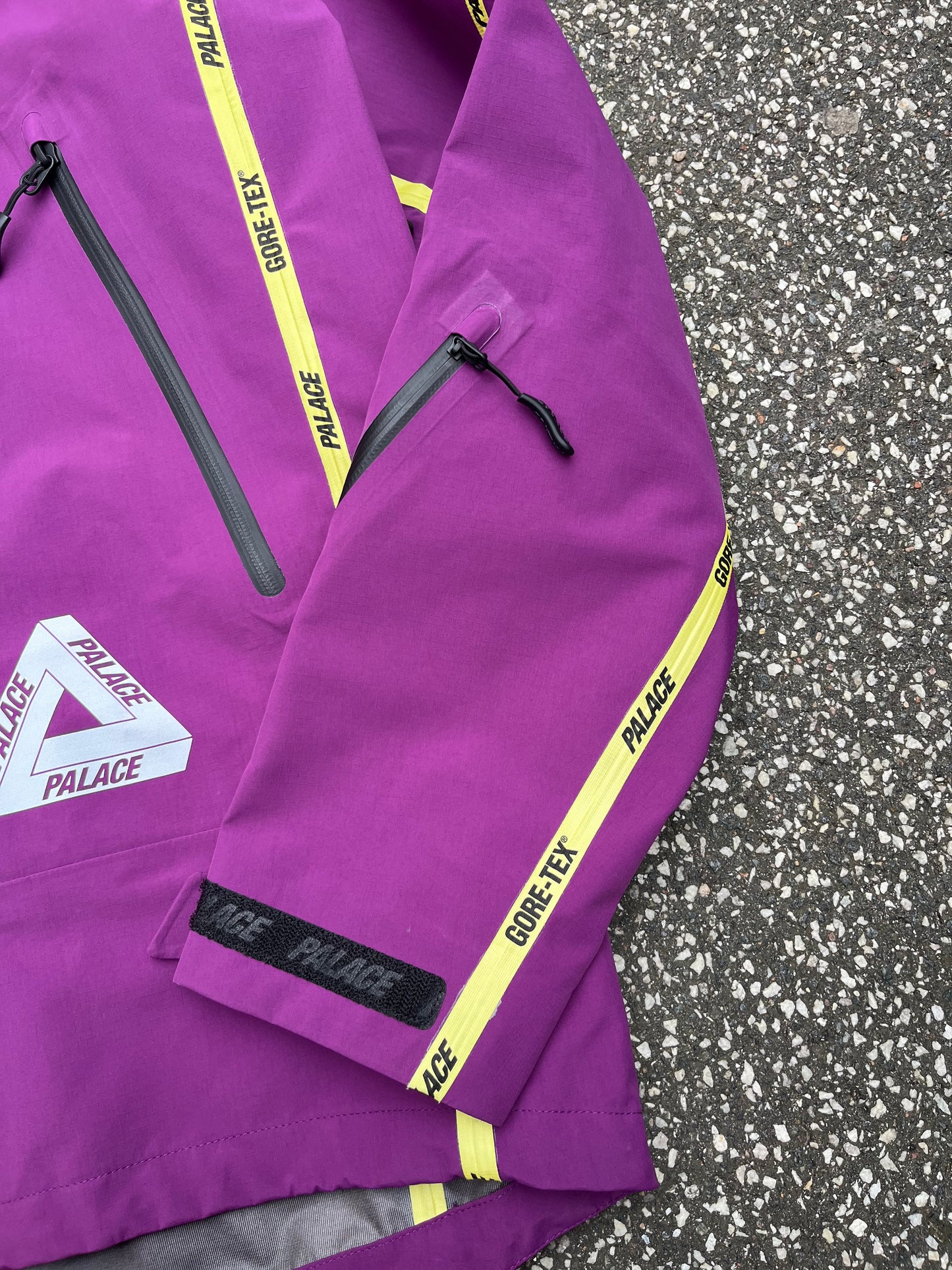 Palace Gore-Tex Skaljakke Regnjakke Lilla M Medium