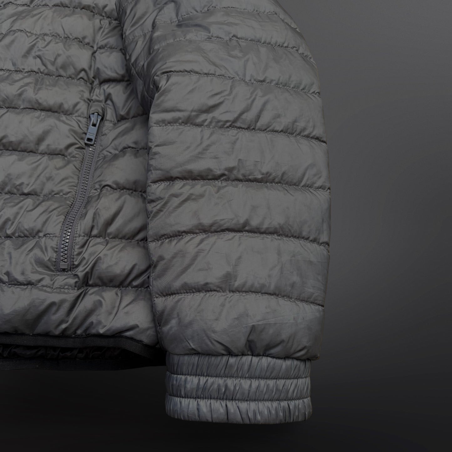 Prada Micro Puffer Jacket – Grey (Str. 52 / fits M)