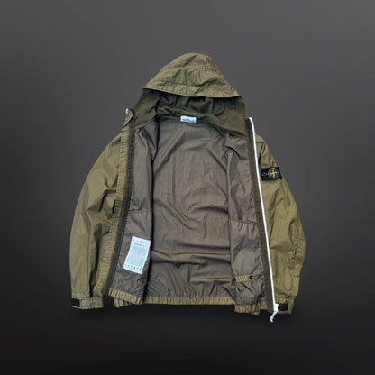 Stone Island Membrana 3L TC Hooded Jacket – Olive
