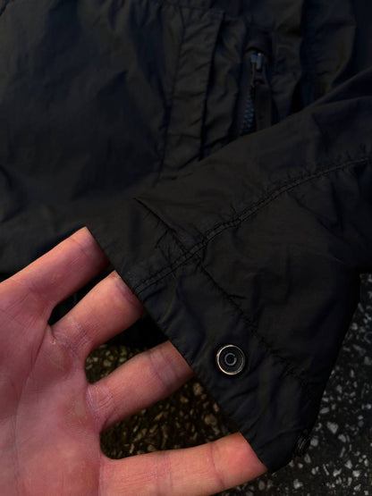 Stone Island Garmen Dyed Crinkle Reps Ny Jakke Sommerjakke i Sort S Small Brugt Used