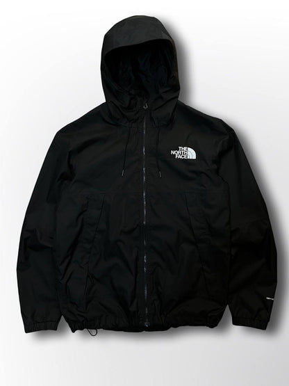 Regnjakke Skaljakke Vindjakke brugt jakke fra The North Face i Sort L large Gore tex Hyvent Dryvent Membran
