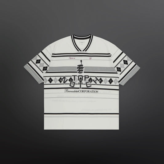 Supreme × Bernadette Corporation Pique Soccer Top – White (Large)