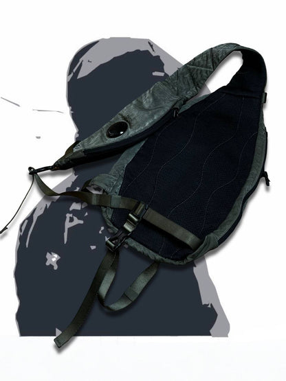 Brugt Used Sling bag C.P.Company i grøn Chrome Farve Skuldertaske i god stand