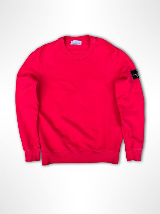 Stone Island Sweatshirt i Rød Large Brugt