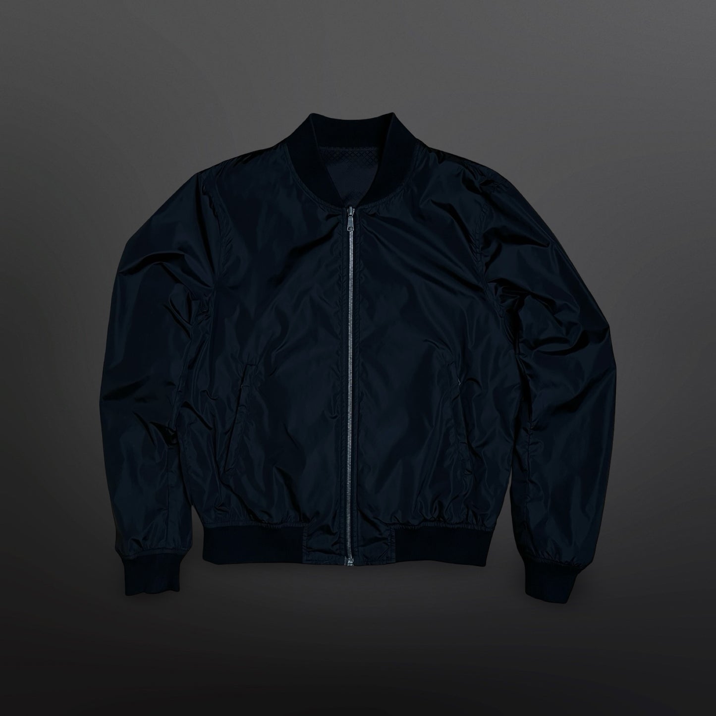 Gucci Reversible Bomber Jacket – Sort – Str. 52 Medium herre