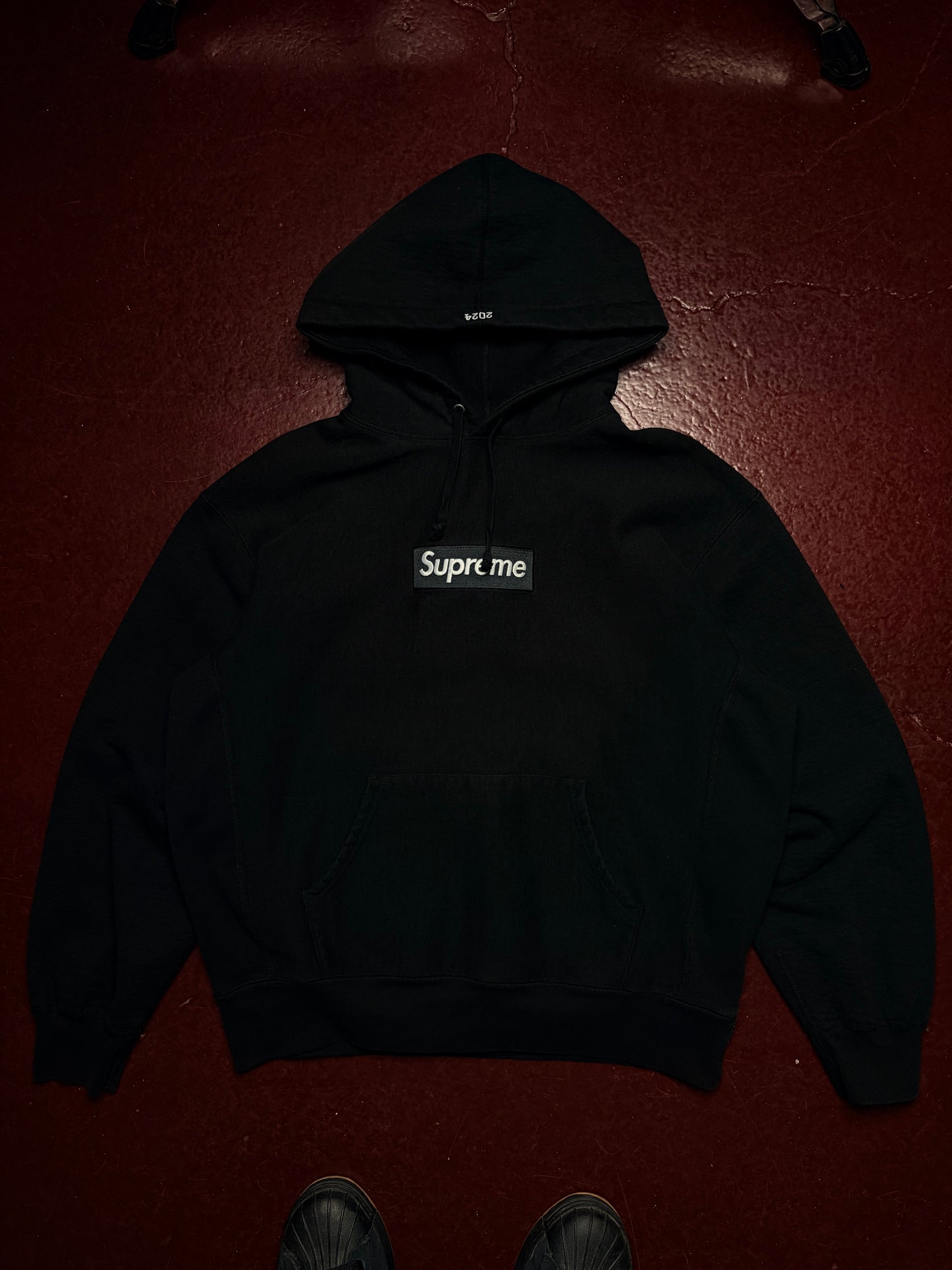 Supreme 2024 Box Logo Hoodie – Black – Size M