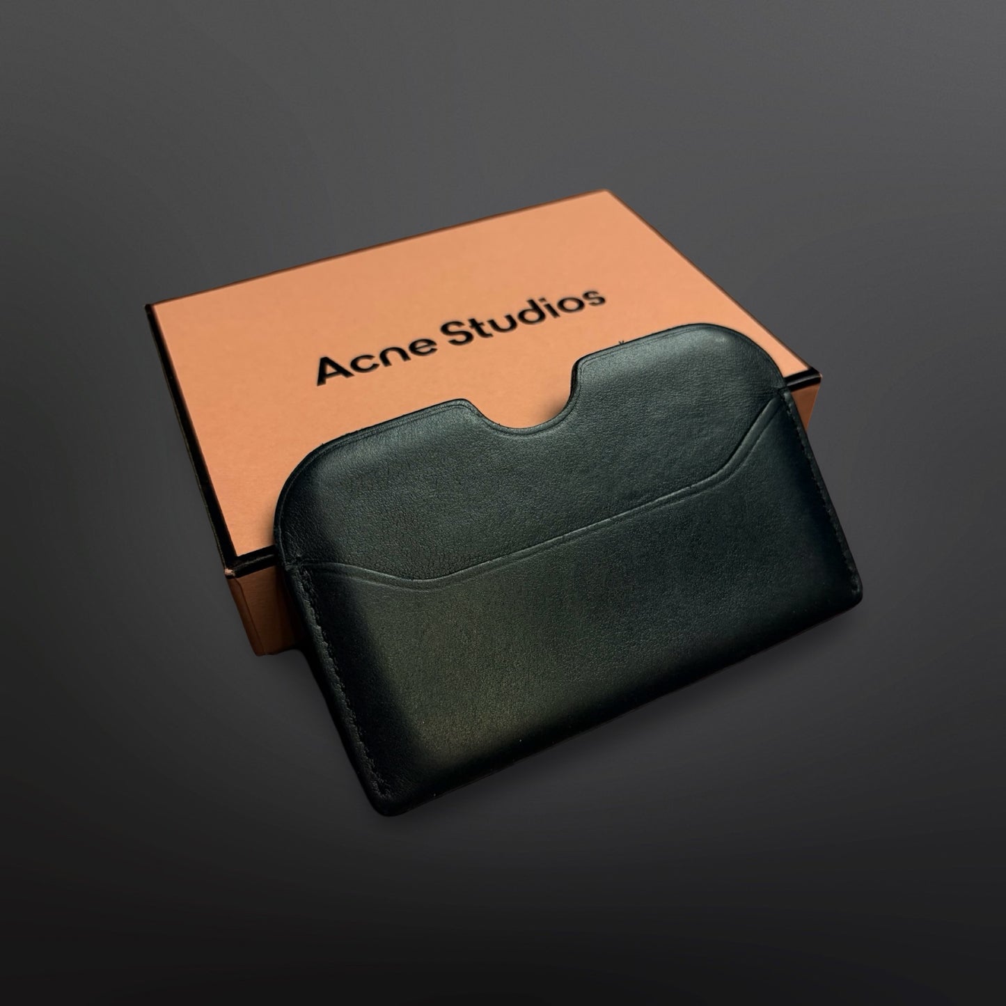Acne Studios Leather Card Holder – Black