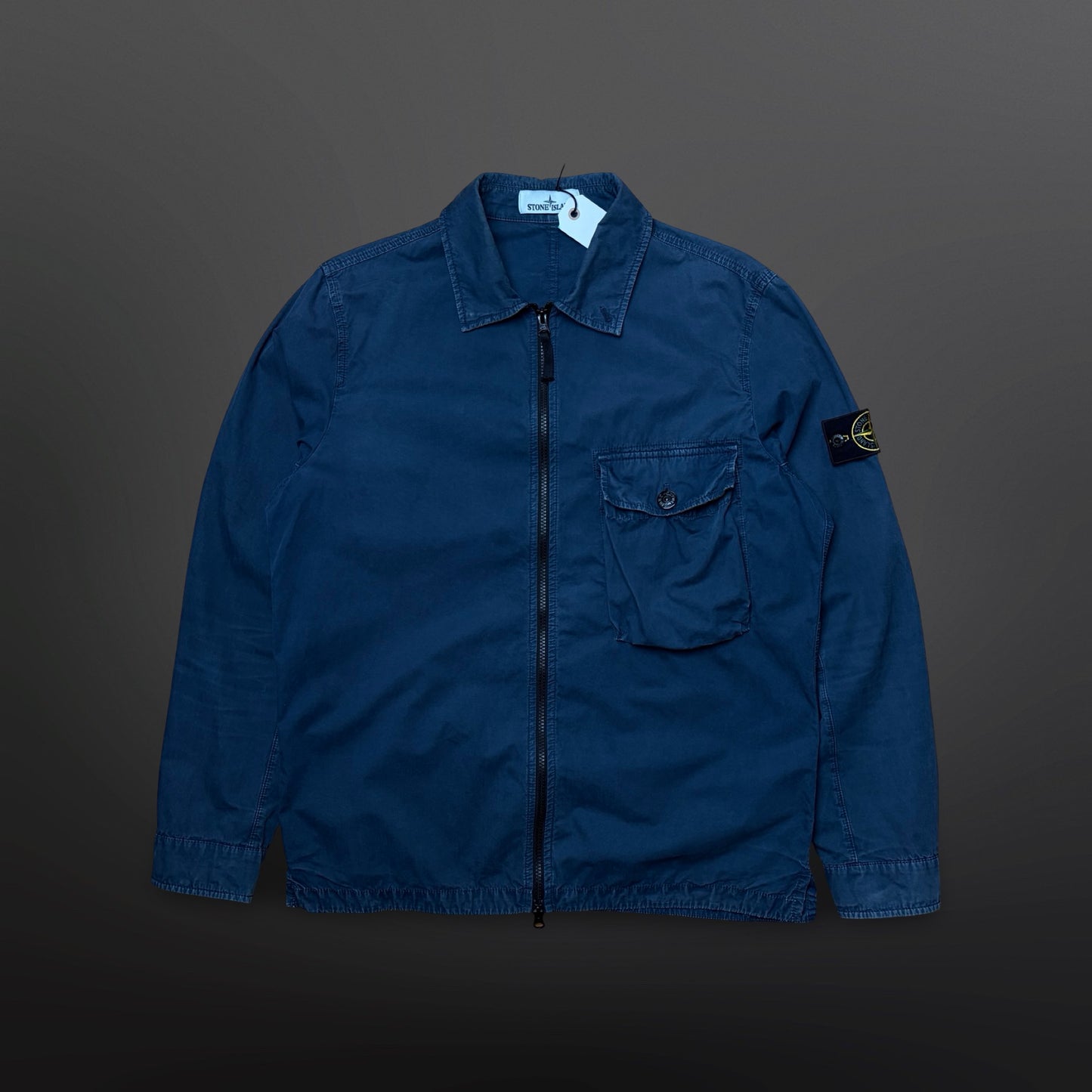 Stone Island Overshirt — Navy — Str. L 7215114WN