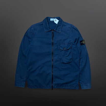 Stone Island Overshirt — Navy — Str. L 7215114WN