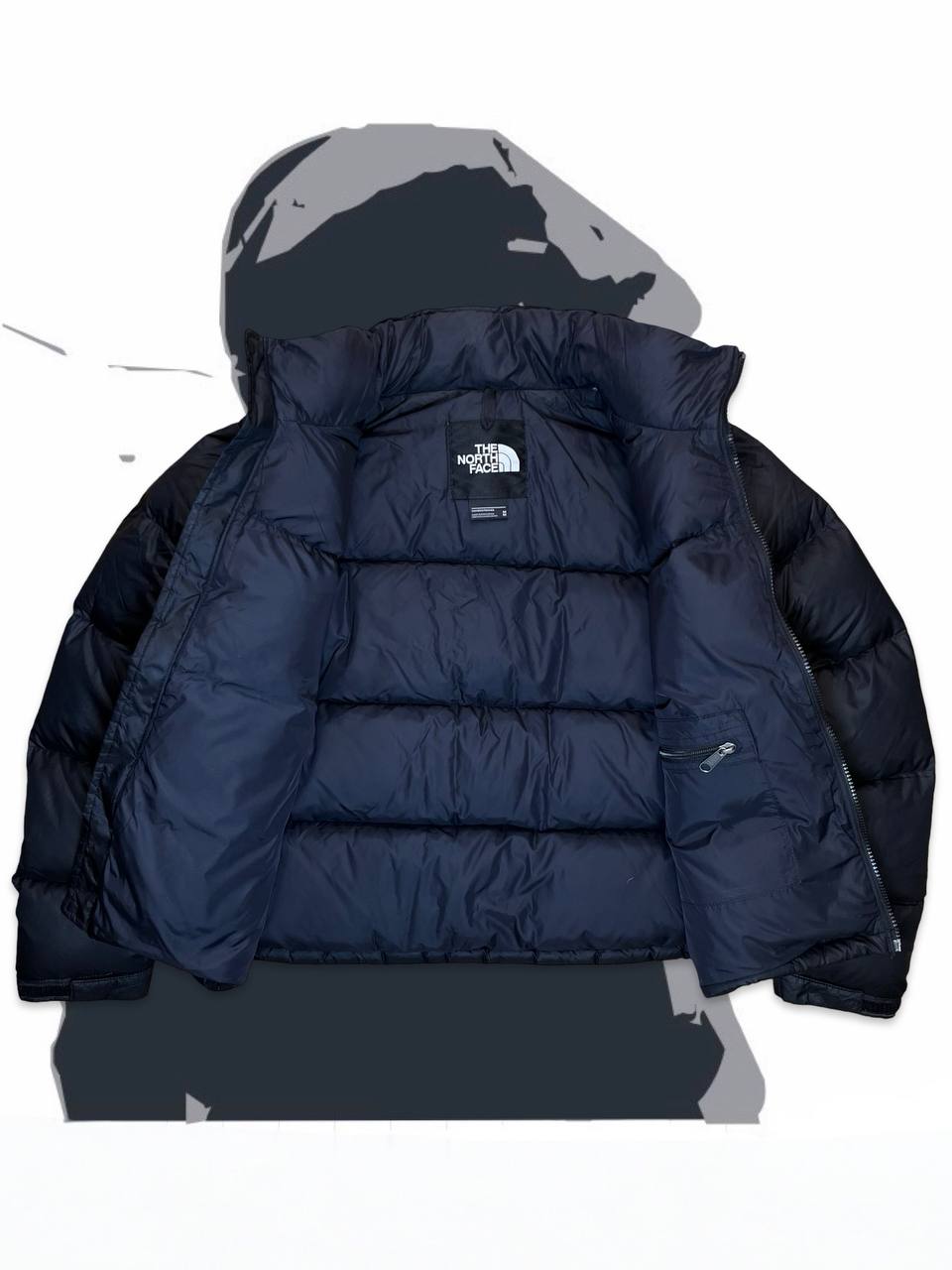Brugt Used Dunjakke The North Face Nuptse 700 i sort M medium Dame kvinde