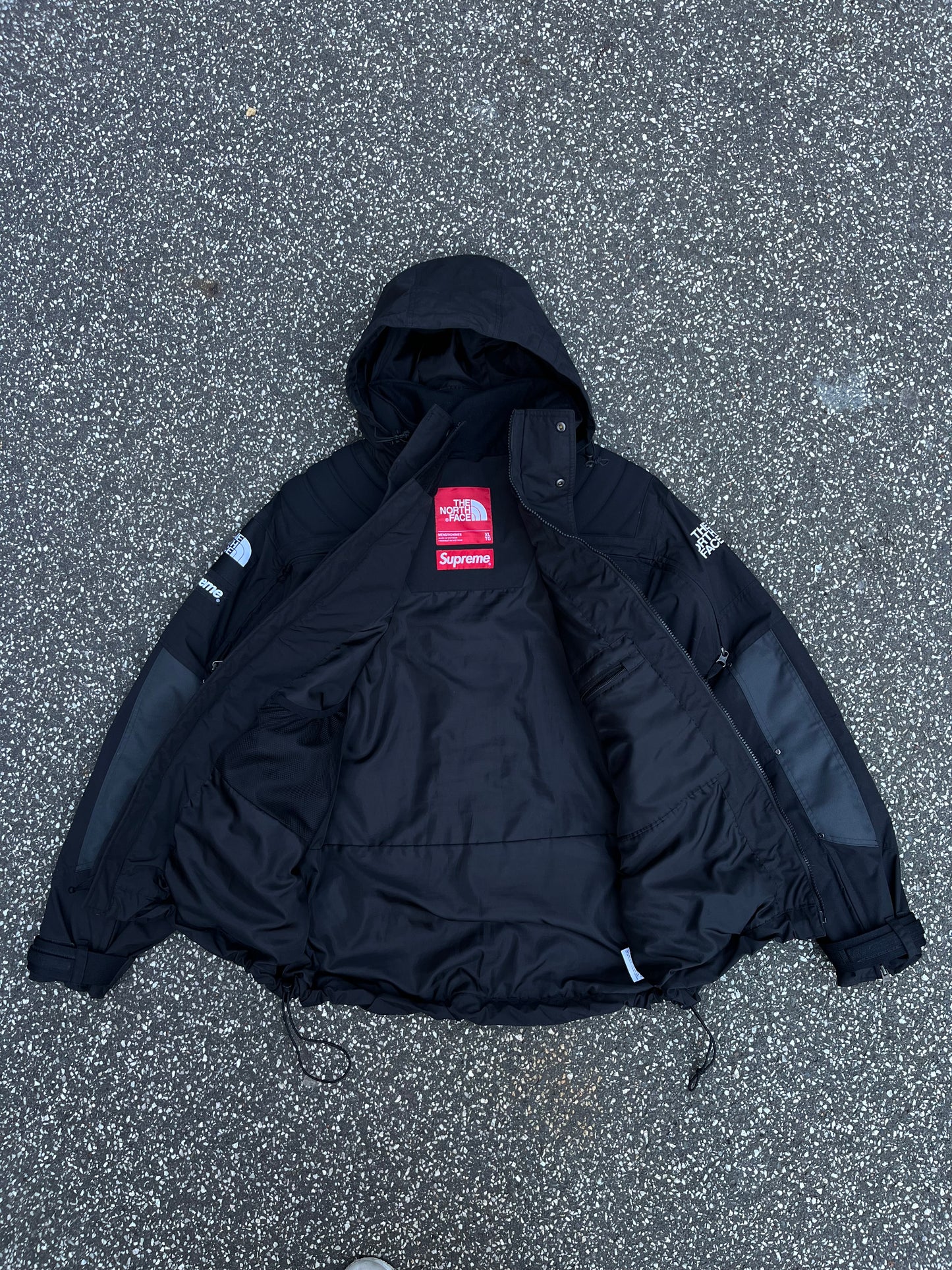 Supreme x The North Face Jakke Steep Tech XL Sort
