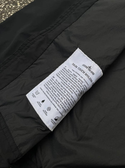 Stone Island Windbreaker Skin Touch Nylon Sort Black S Small