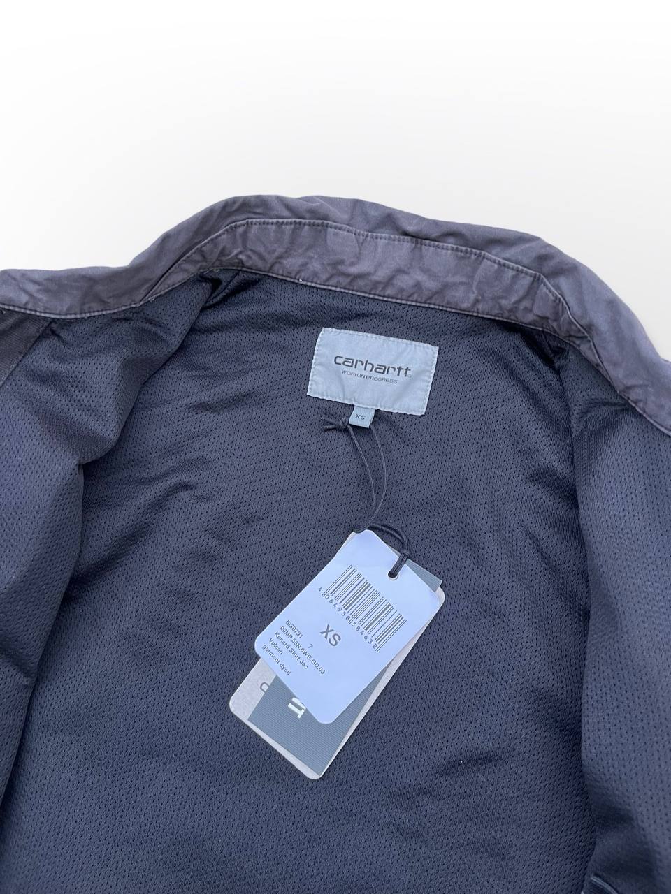 Carhartt Kenard Shirt Overshirt Grå Skjorte Carhartt WIP Helt Ny og Ubrugt XS herre