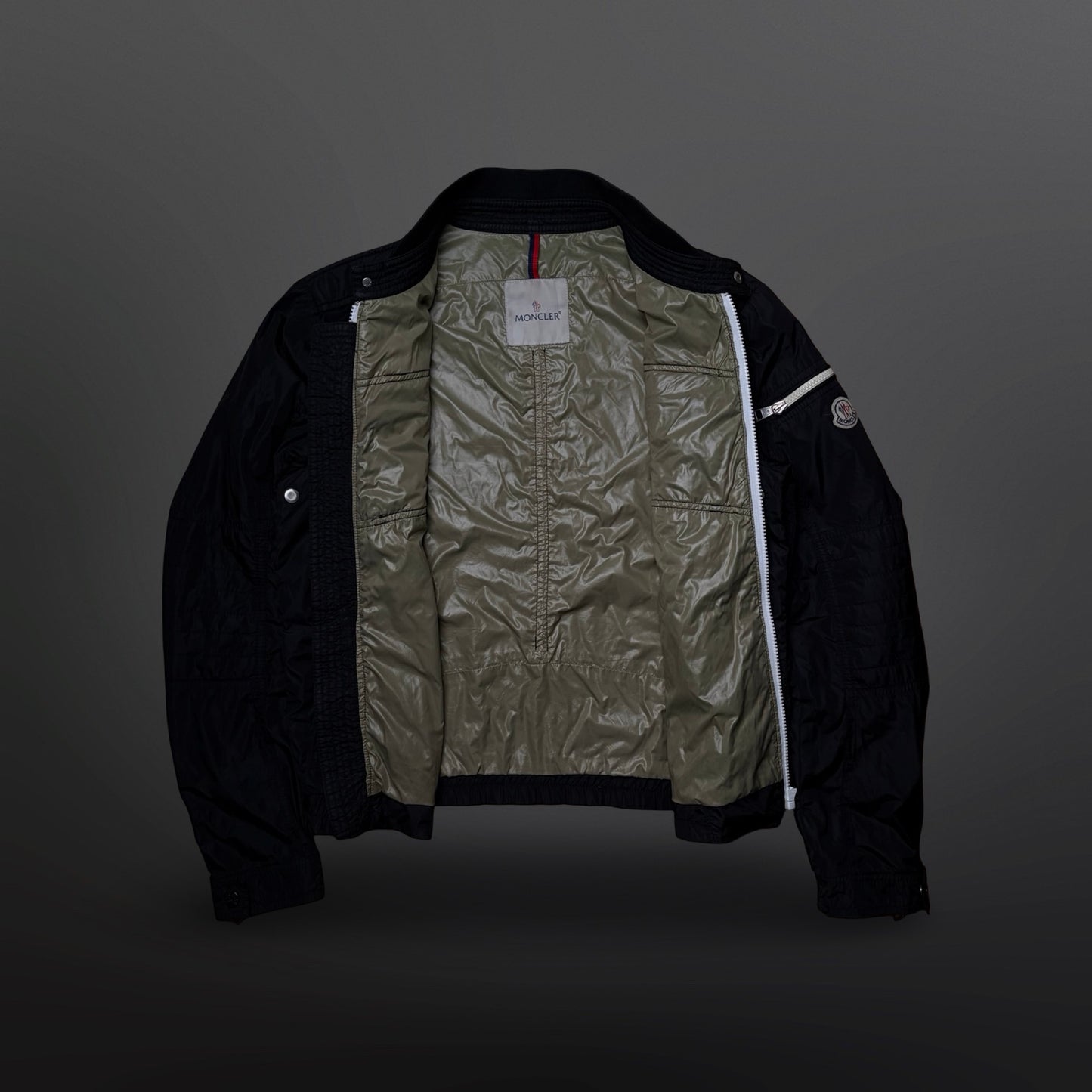 Moncler Vindjakke / Utility Windbreaker – Sort (Str. 3 / fits M)