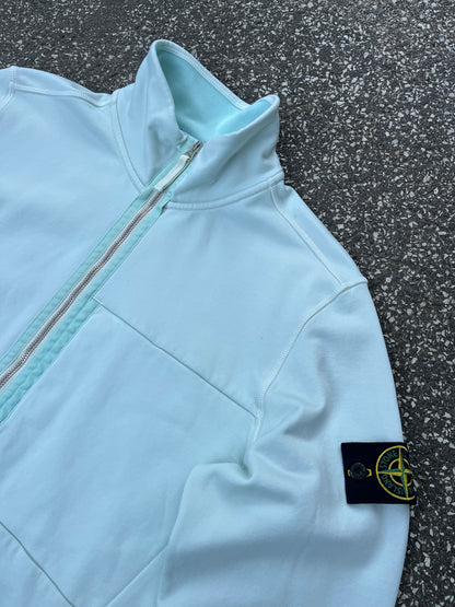 Stone Island Full Zip Sweatshirt – Turkis – Medium