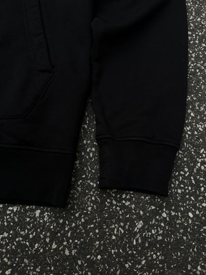 Stone Island Zip Hoodie – Black XXL