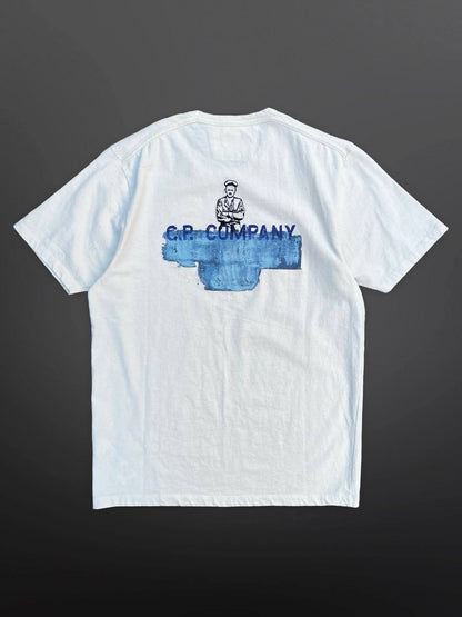 C.P. Company T-shirt Creme Large Brand New