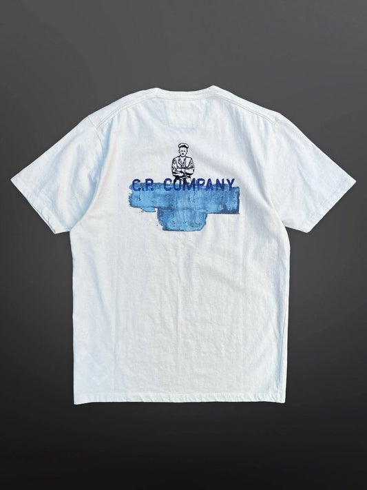 C.P. Company T-shirt Creme Large Brand New