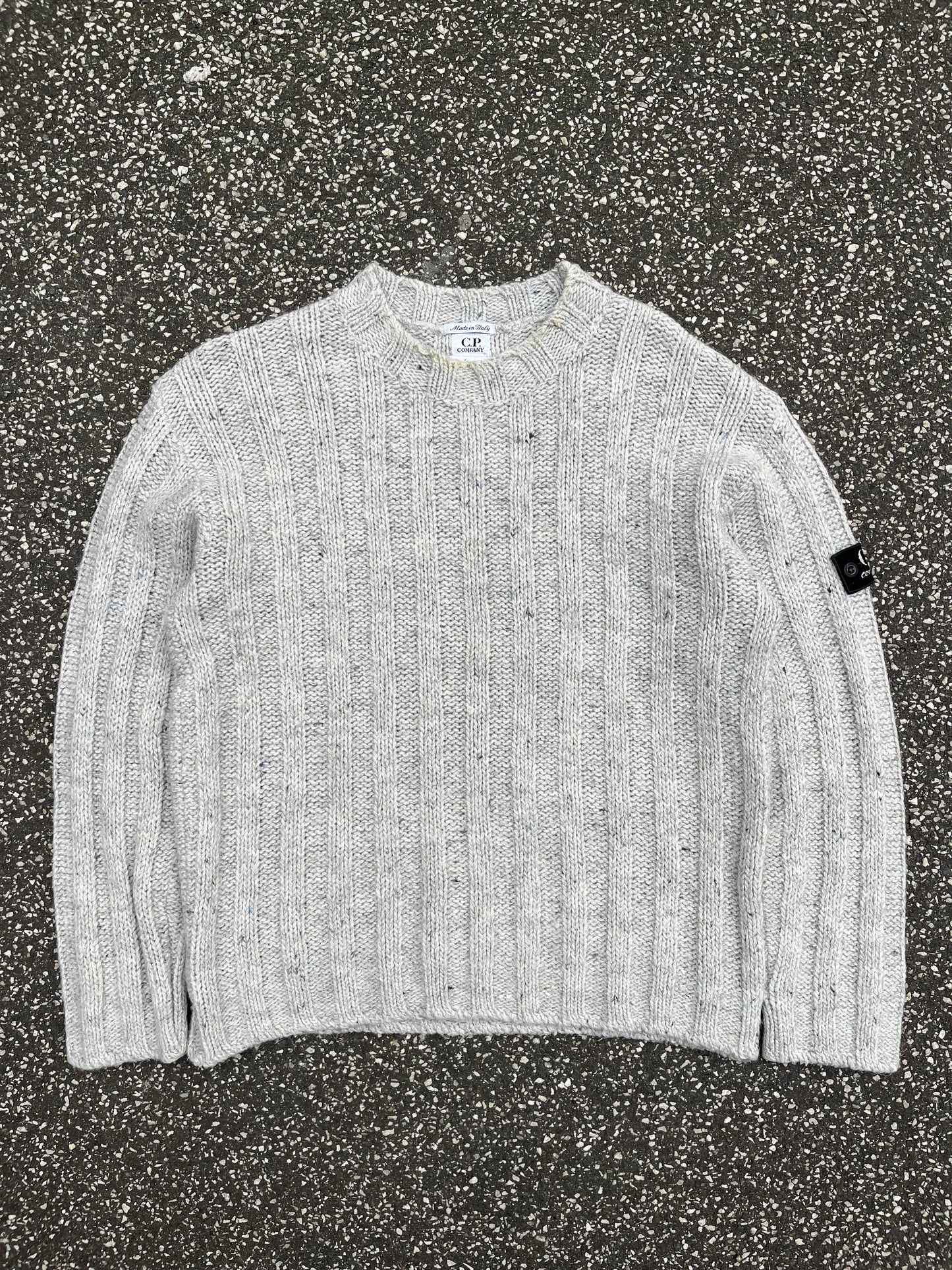 C.P. Company Vintage Wool Knit – 90’s Grey, Small