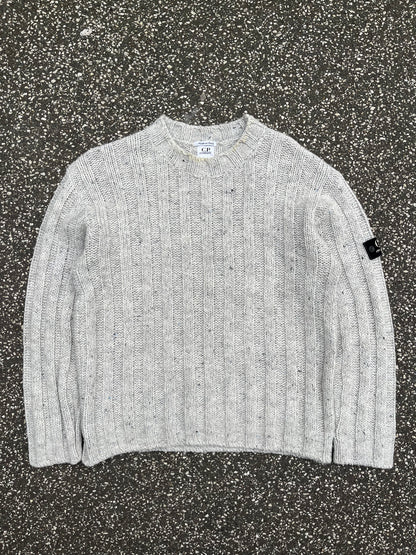 C.P. Company Vintage Wool Knit – 90’s Grey, Small