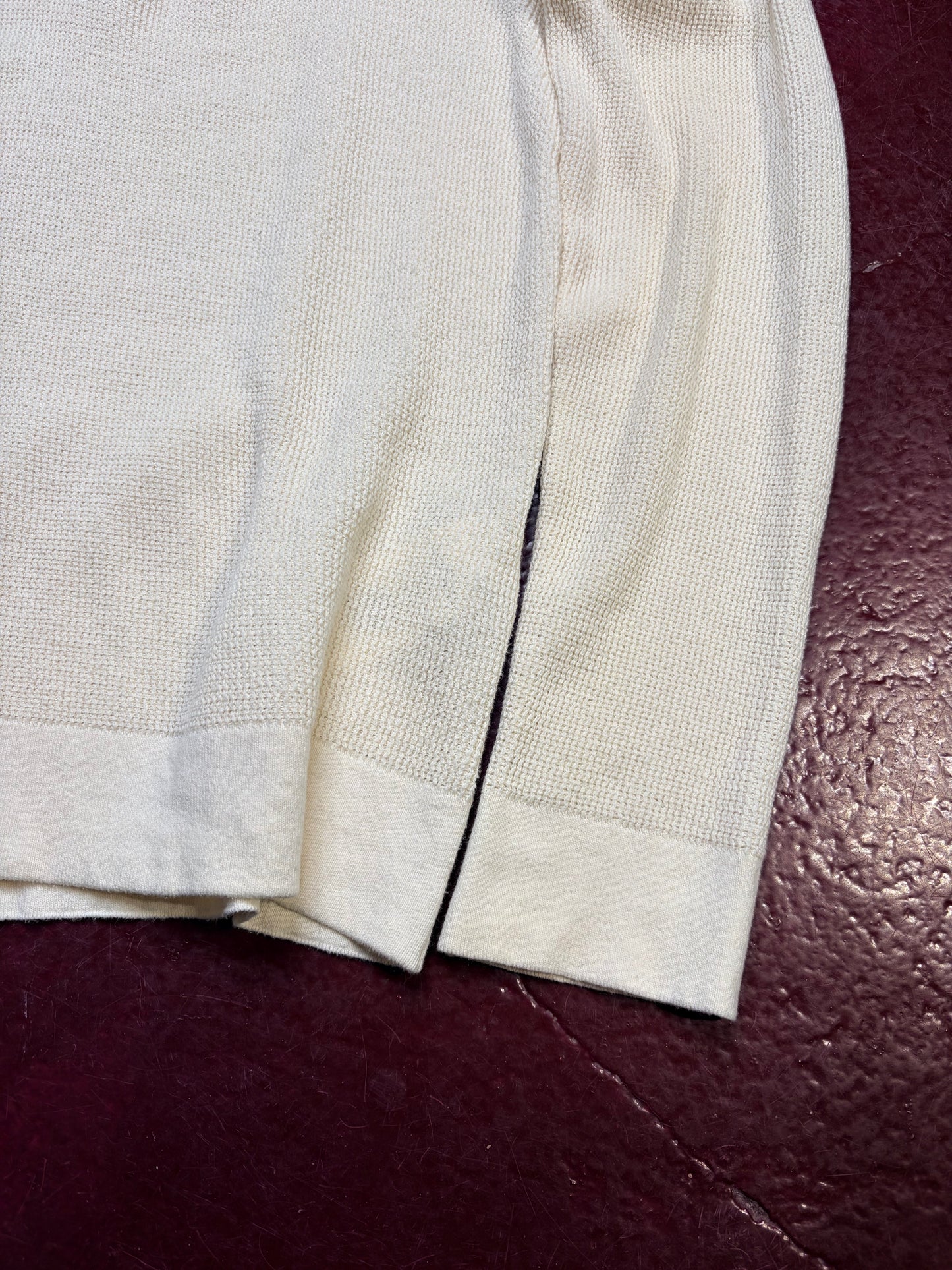 Stone Island Half-Zip Knit – Off White – XL