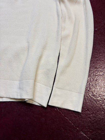 Stone Island Half-Zip Knit – Off White – XL