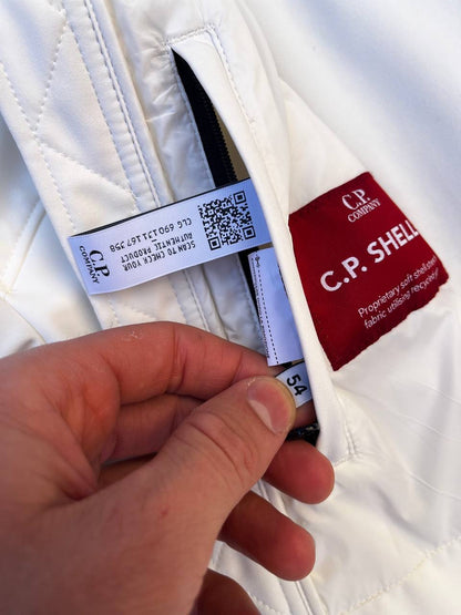 C.P. Company Google Softshell R i Hvid XL 54 Brand New