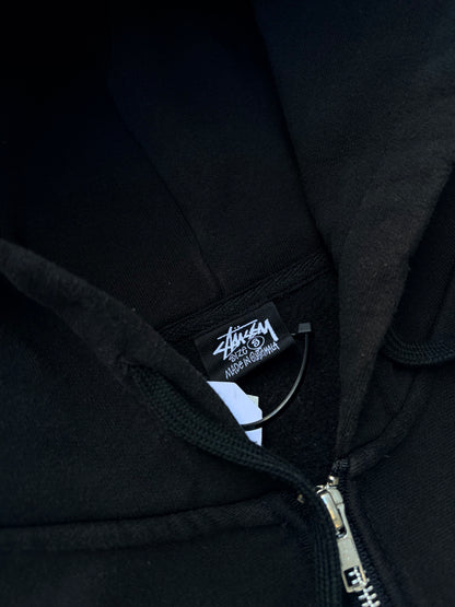 Stüssy Zip Hoodie – Sort – Str. Small / Fitter Medium