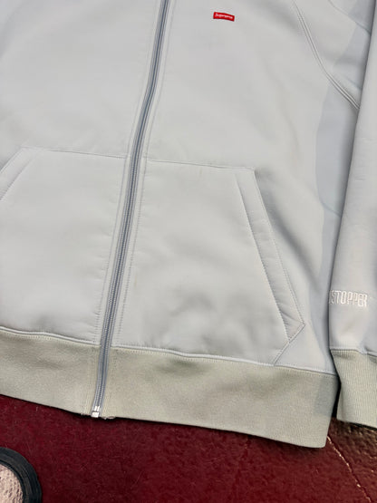 Supreme Windstopper Zip Hoodie – Light Grey – Small