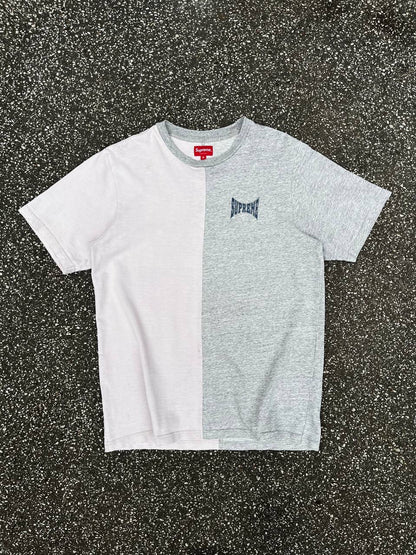 Supreme T-Shirt M Medium Pink Lyserød Grå Grey
