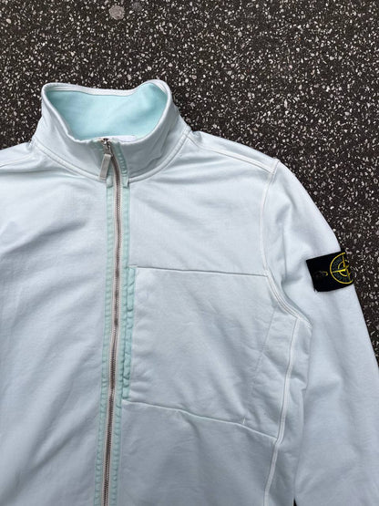 Zip up Stone Island jakke 751563947 i lyseblå M medium